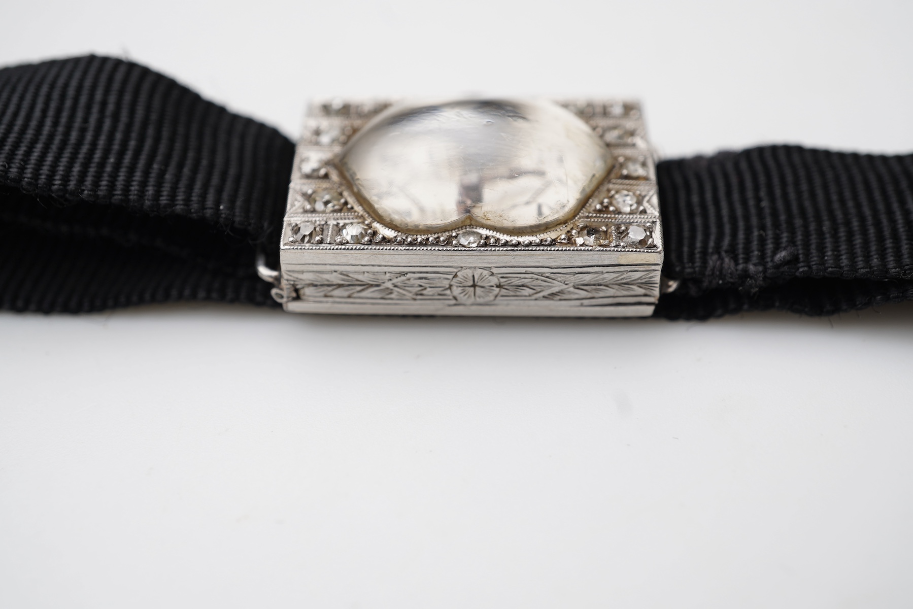An Art Deco lady's diamond cocktail watch, 1920s
